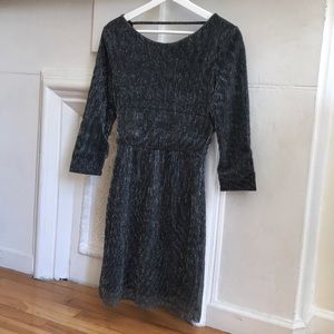 Semi sparkly over the knee dress